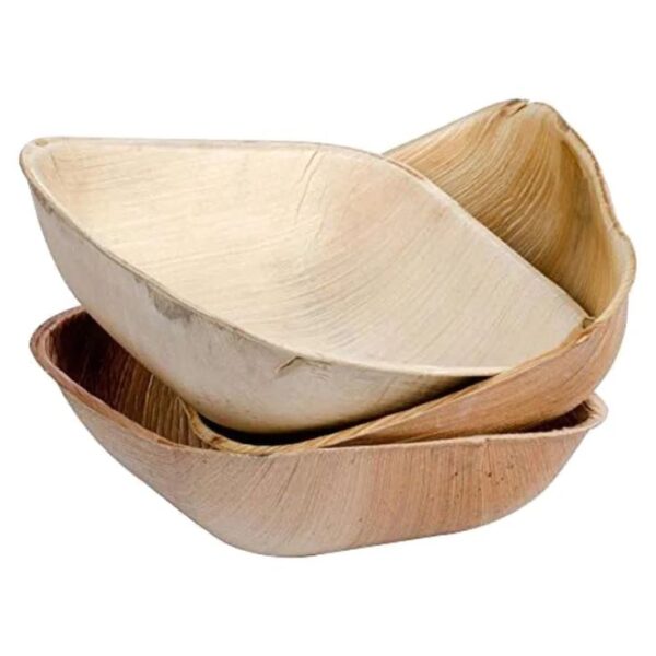 Premium Eco-Friendly Square Bowls (50psc)
